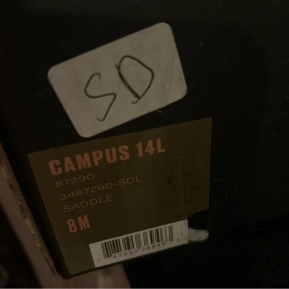 Frye Brown Leather Campus 14L Saddle Boots - Picture 4 of 5